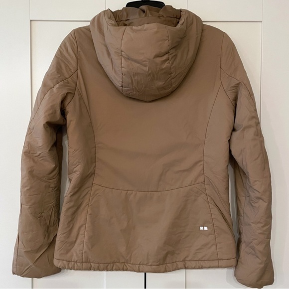 UNIQLO Women Fall / Spring Zipper Coat / Jacket with hood Khaki Size XS - Picture 2 of 8